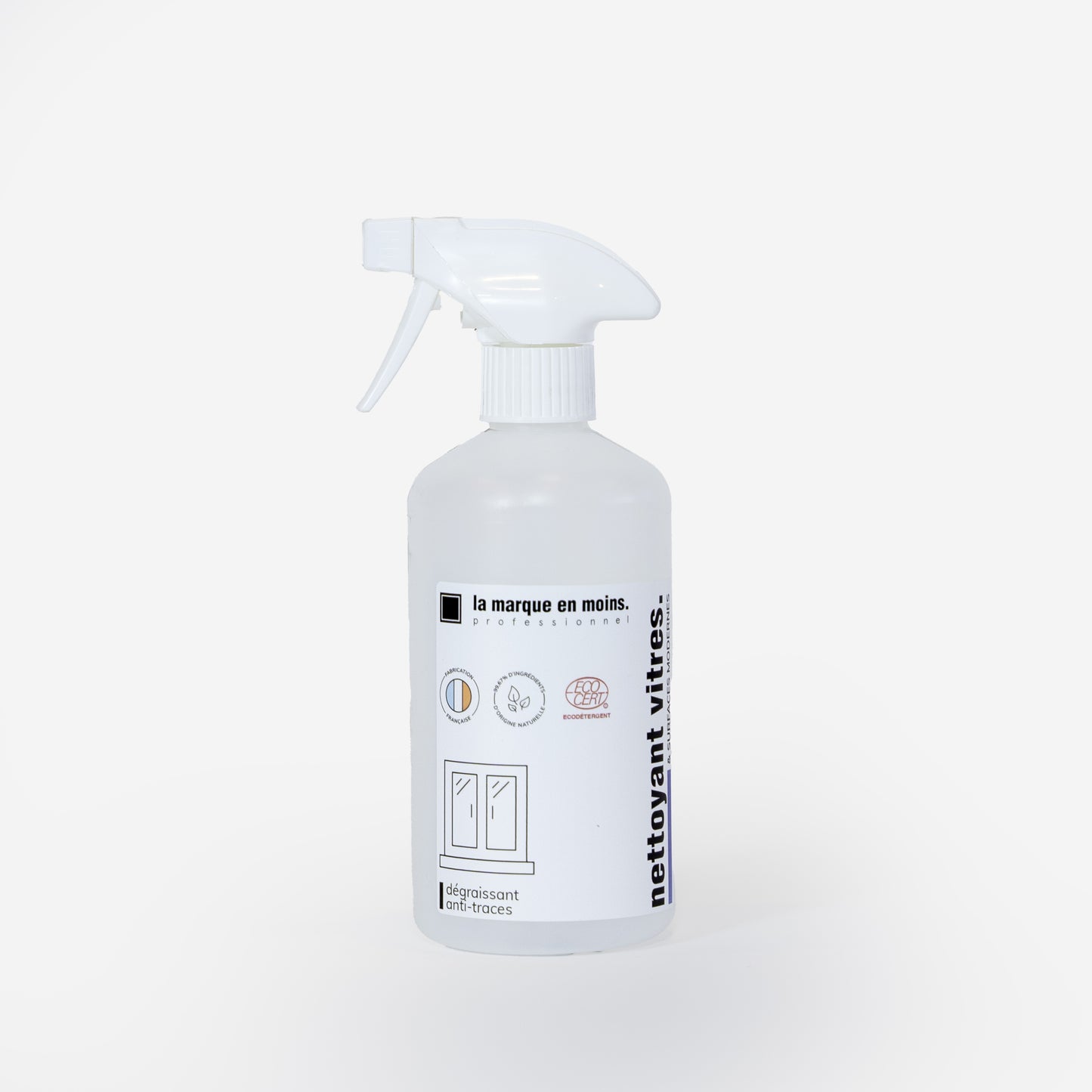 Flacon spray 500ml nettoyant vitres
